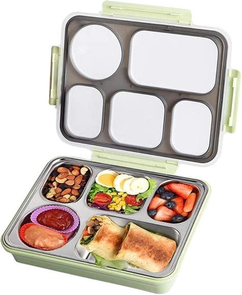 metal divided lunch box|divided lunch containers for adults.